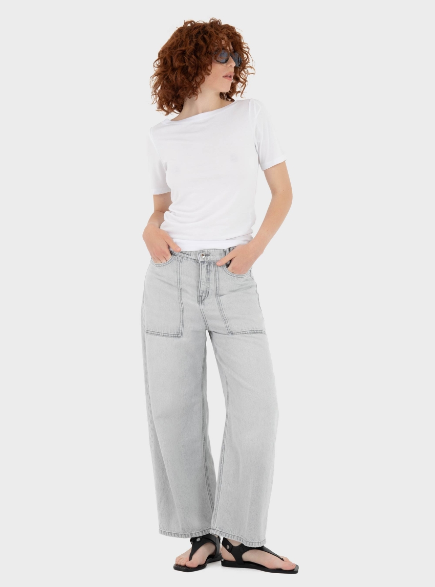 Only Free Boatneck Top - White