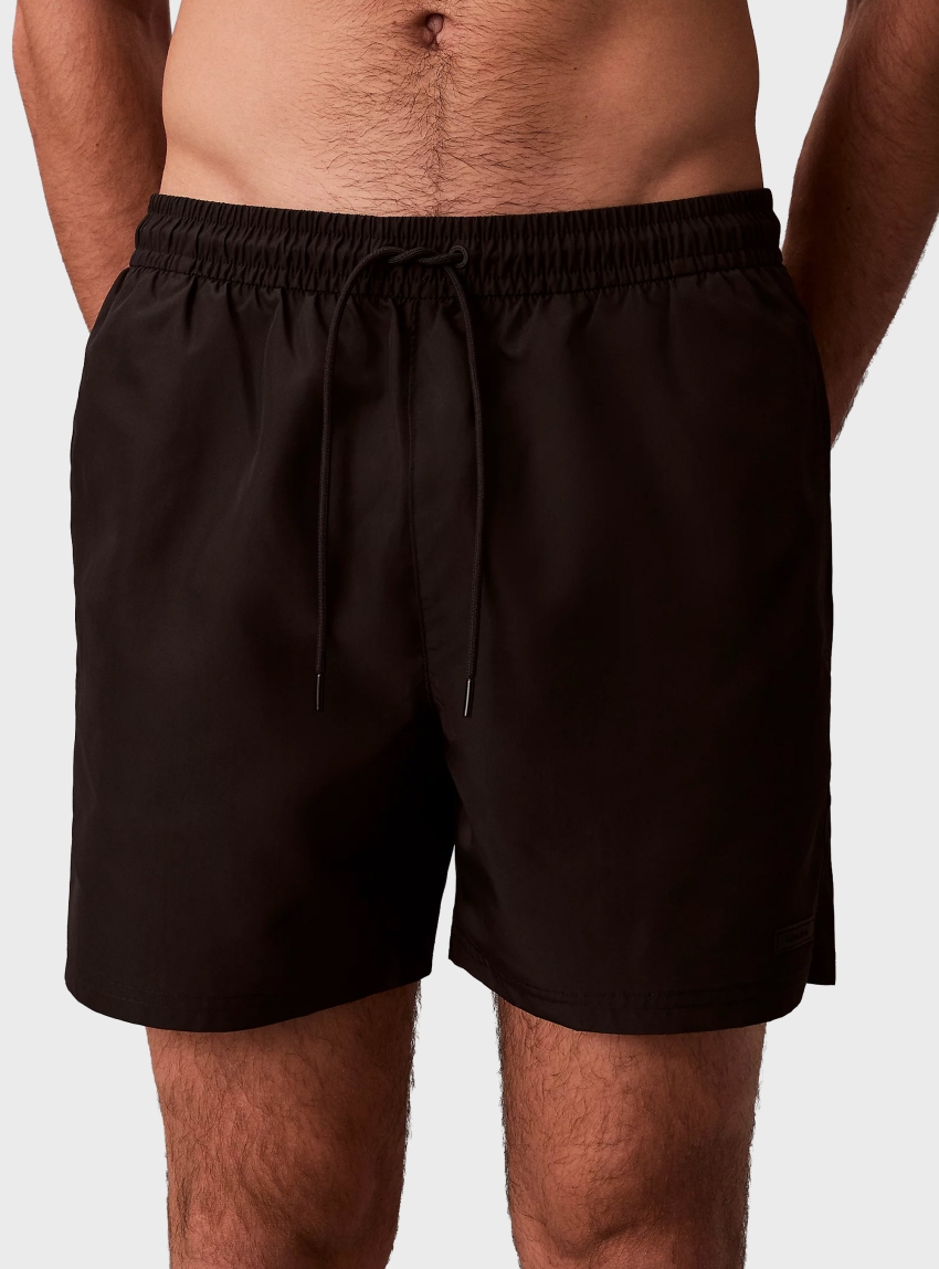 Calvin Klein Solid Swim Shorts - Black