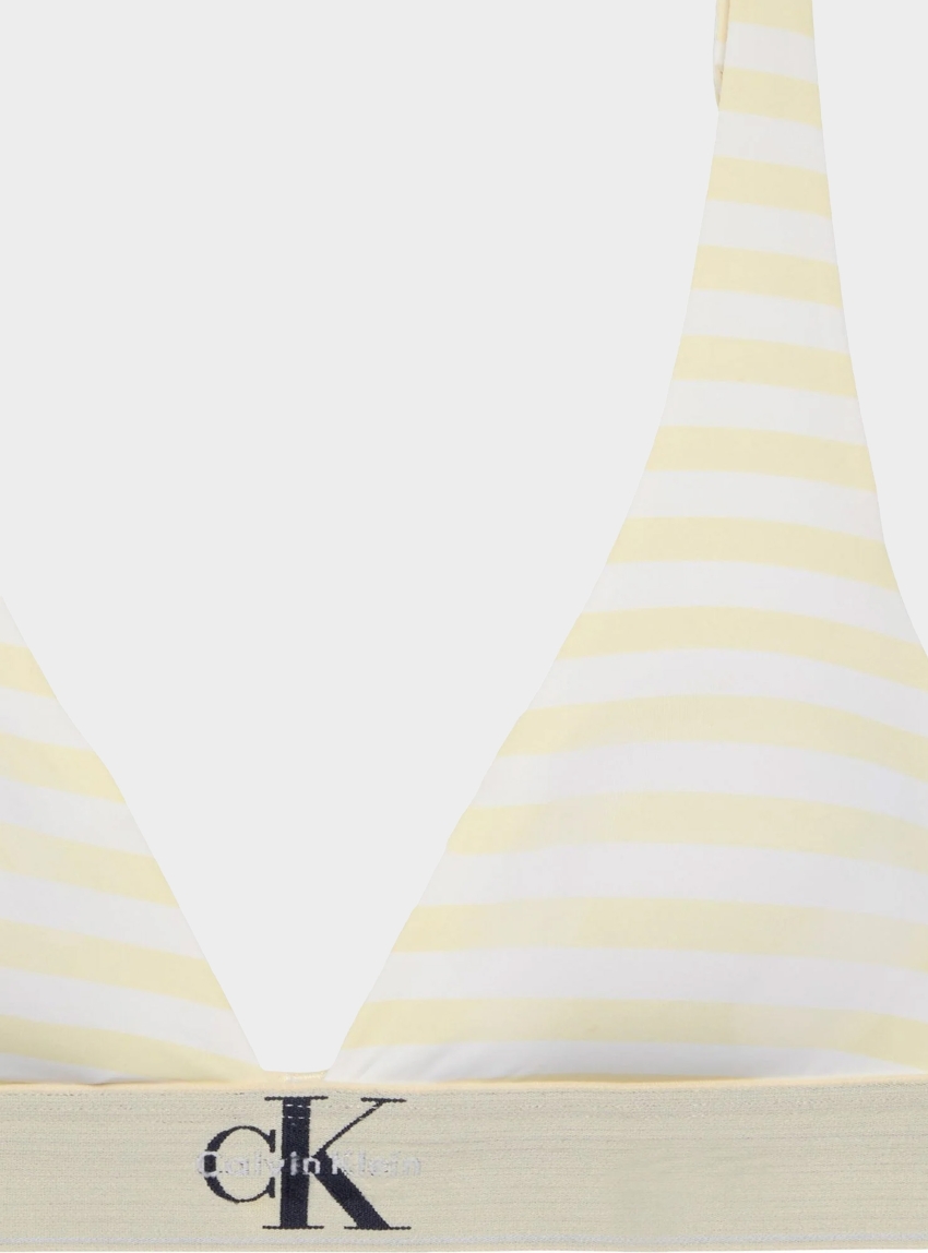 Calvin Klein Triangle Bralette - Striped