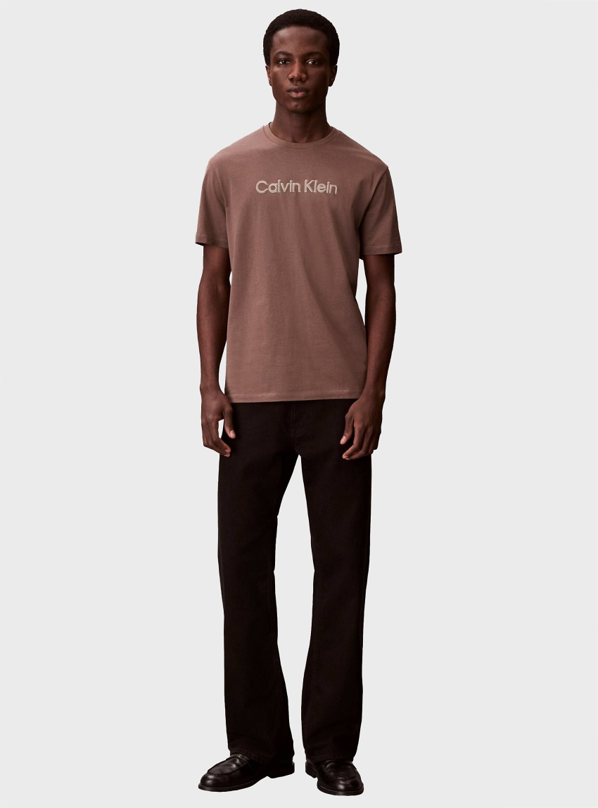 Calvin Klein Regular Fit T-Shirt - Brown