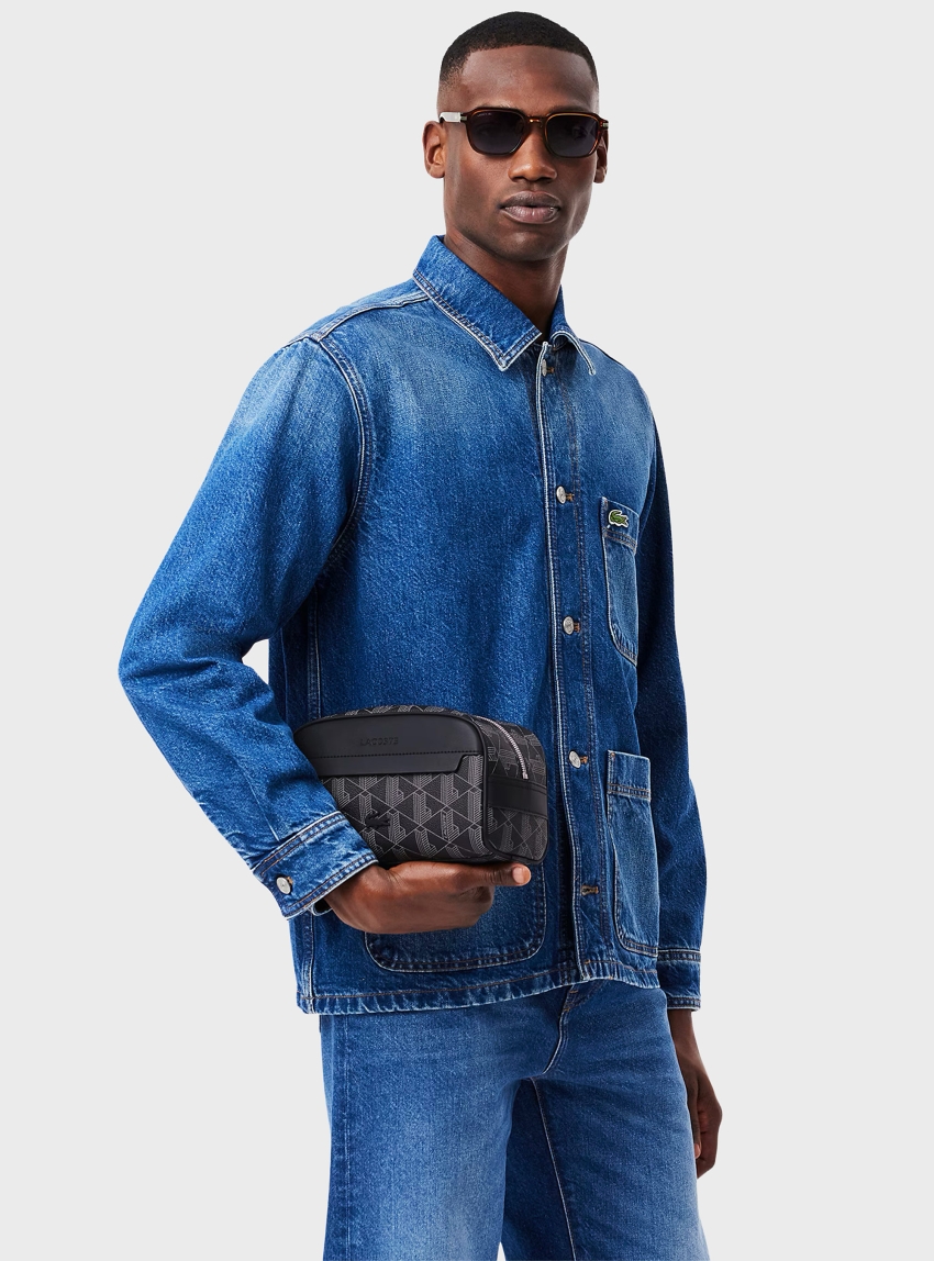 Lacoste The Blend Toiletry Bag - Black