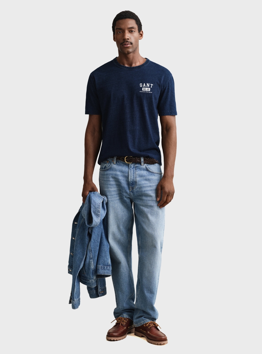 Gant Indigo T-Shirt - Indigo
