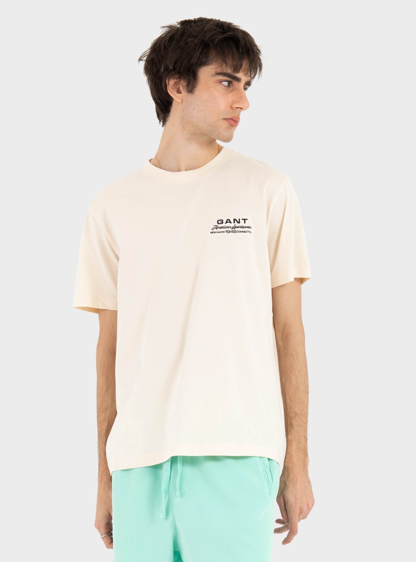 Gant T-Shirt - Ivory