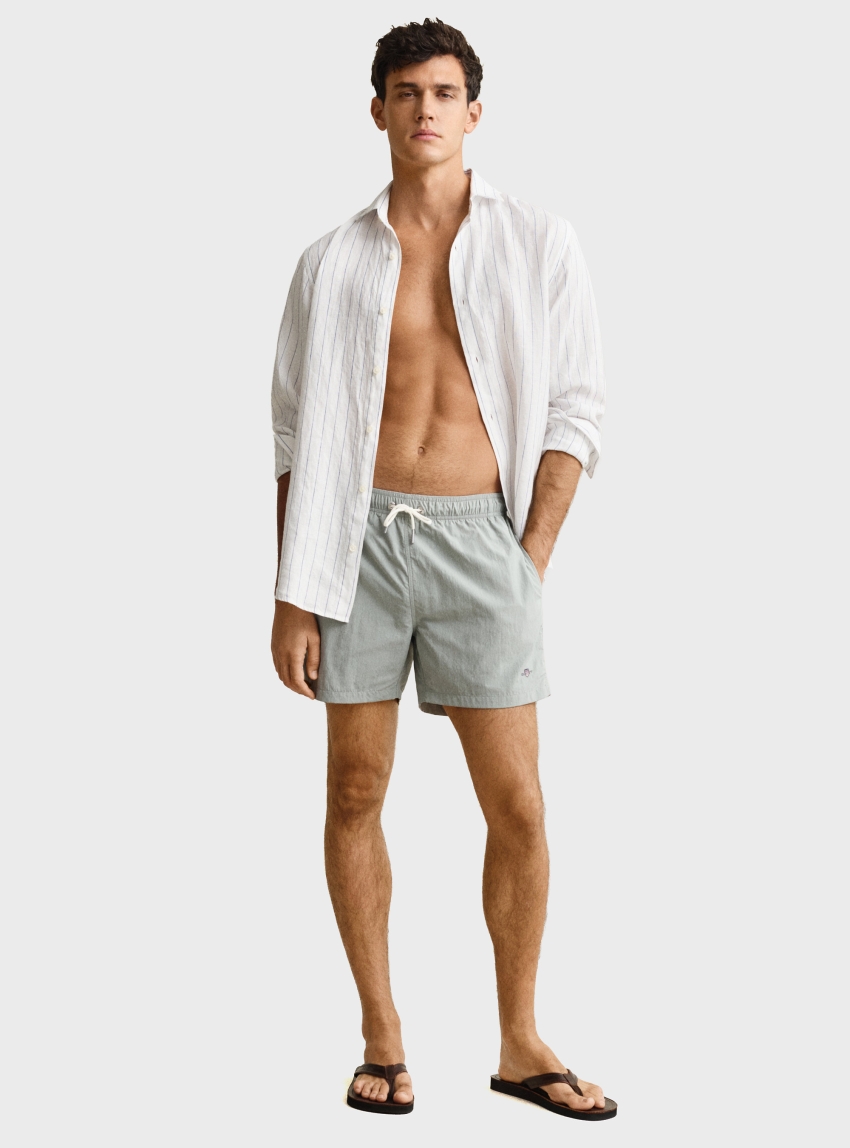 Gant Swim Shorts - Charcoal