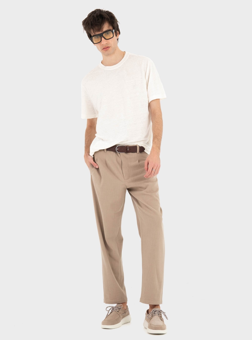 Gabba GABdune Linen SS T-Shirt - Off White