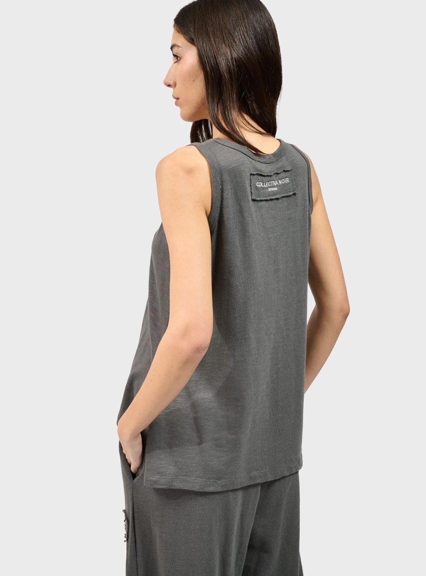 Collectiva Noir Aura Top - Grey