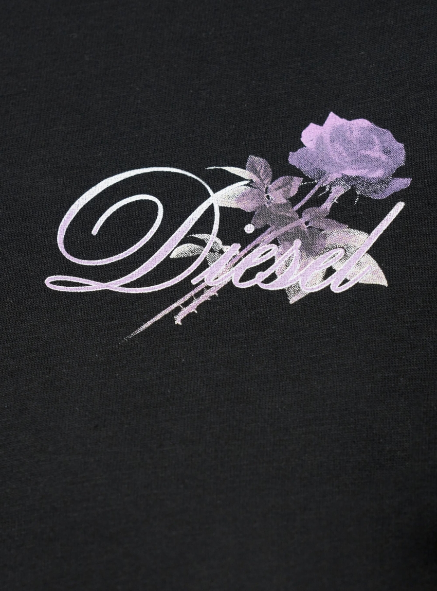 Diesel T-Cropyn T-Shirt - Black