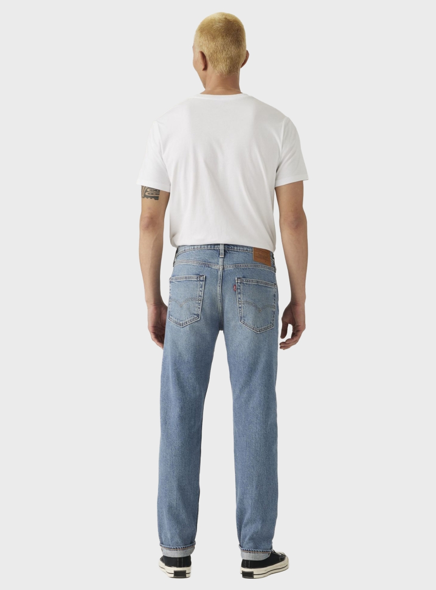 Levi's 502™ Taper Fit Selvedge Jeans - Medium Aged Denim