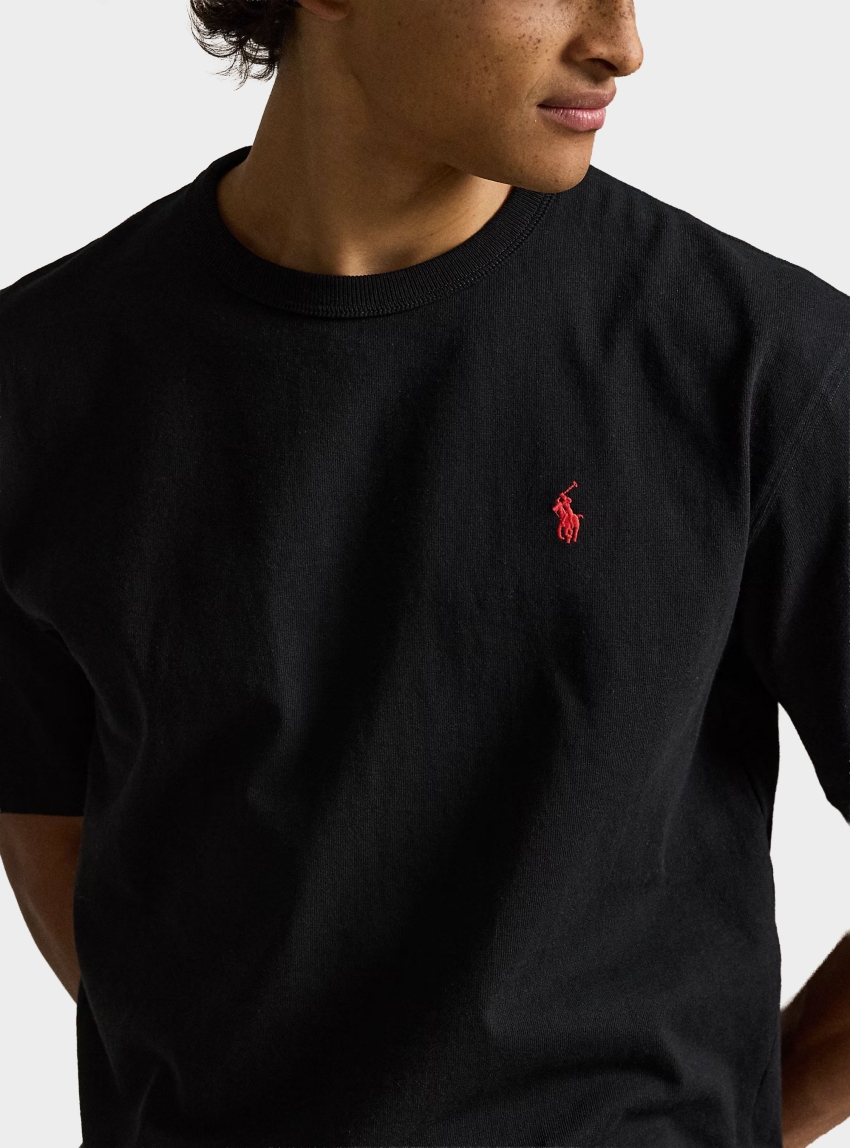 Polo Ralph Lauren Relaxed Fit Jersey Crewneck T-Shirt - Black