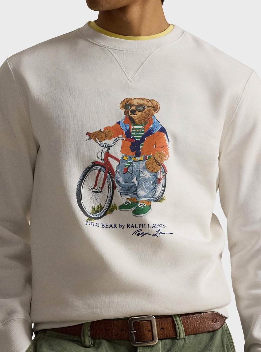 Polo Ralph Lauren Polo Bear Fleece Sweatshirt - White