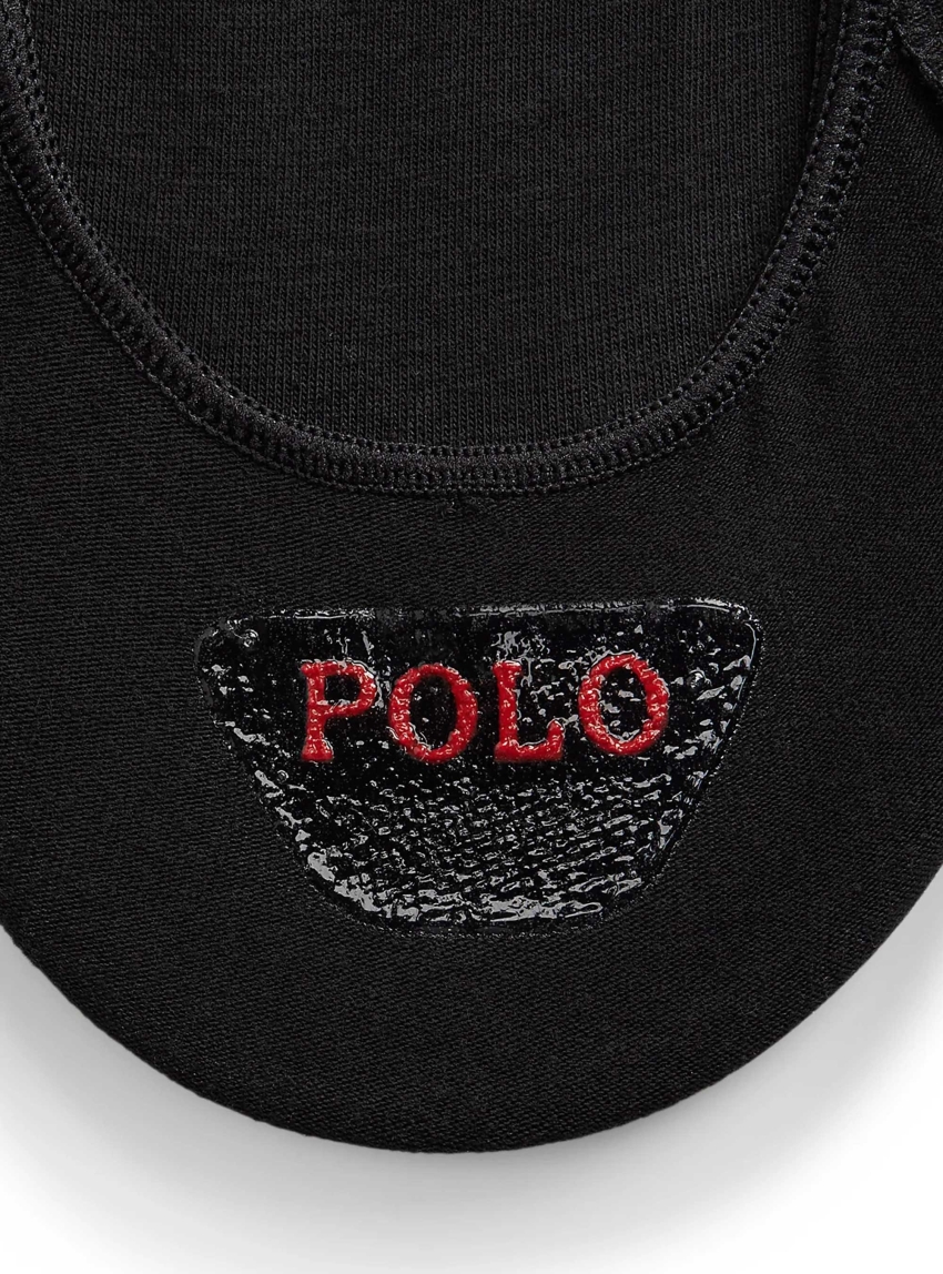 Polo Ralph Lauren No-Show-Liner 3-Pack Socks - Black