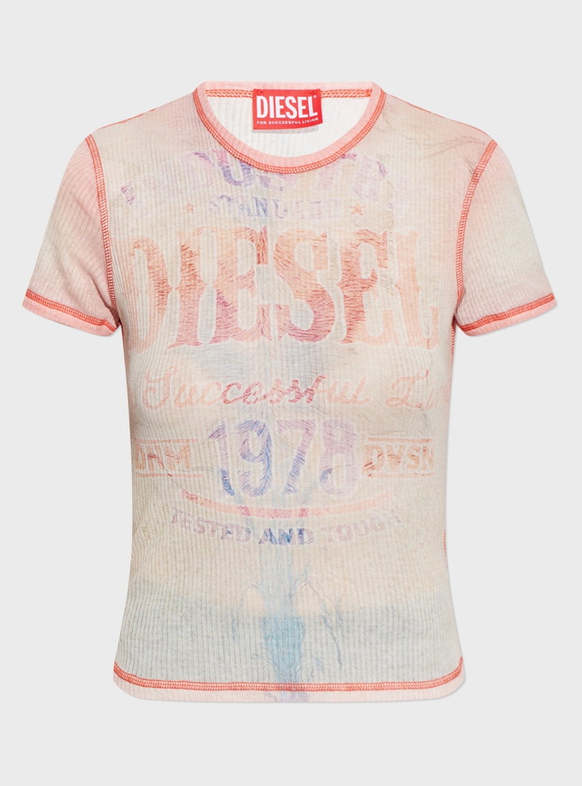 Diesel T-Iana T-Shirt - Pink