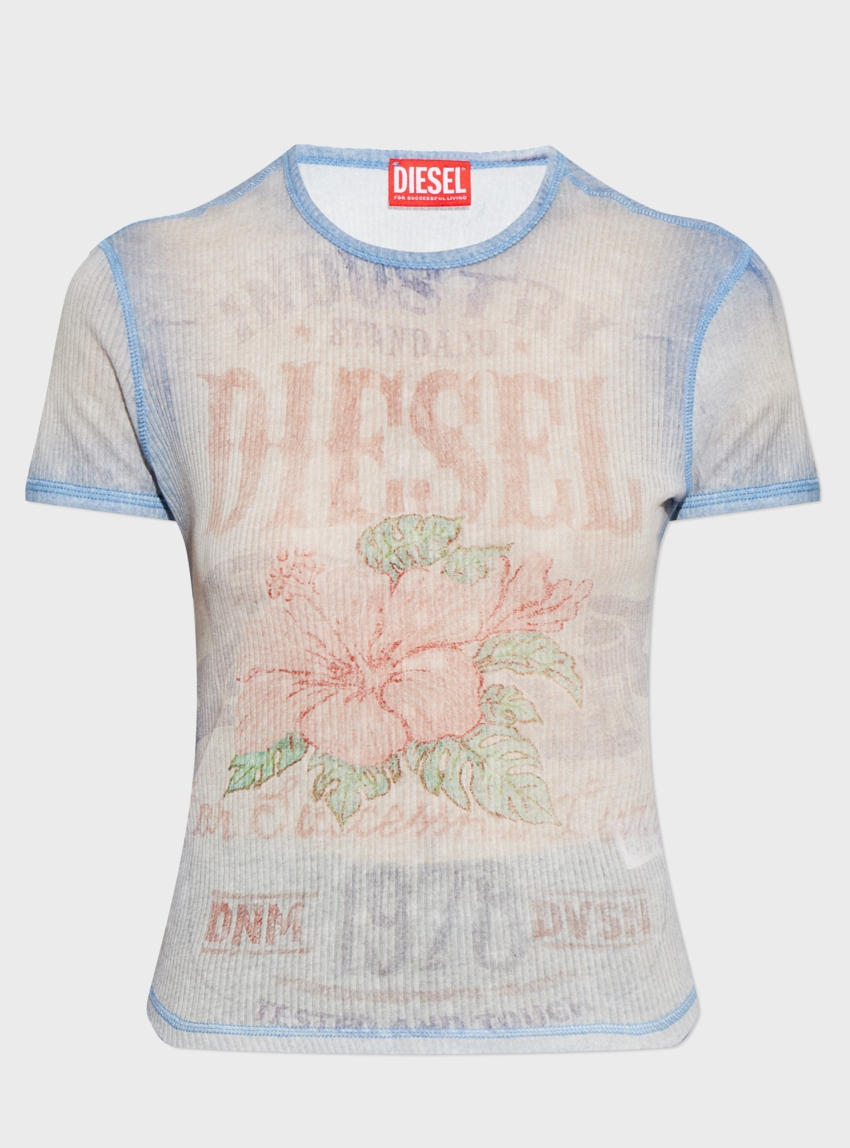 Diesel T-Iana T-Shirt - Light Blue