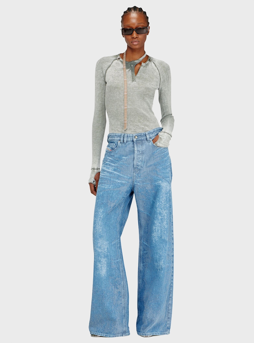 Diesel Relaxed Jeans 1996 D-Sire 09P23 - Light Aged Denim