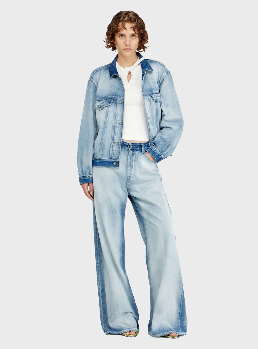 Diesel Relaxed Jeans 1996 D-Sire 09P29 - Light Aged Denim