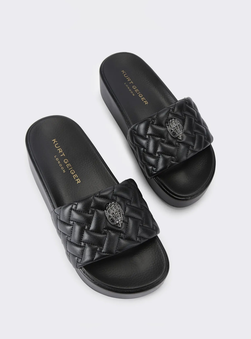 Kurt Geiger Meena Eagle Platforms - Black