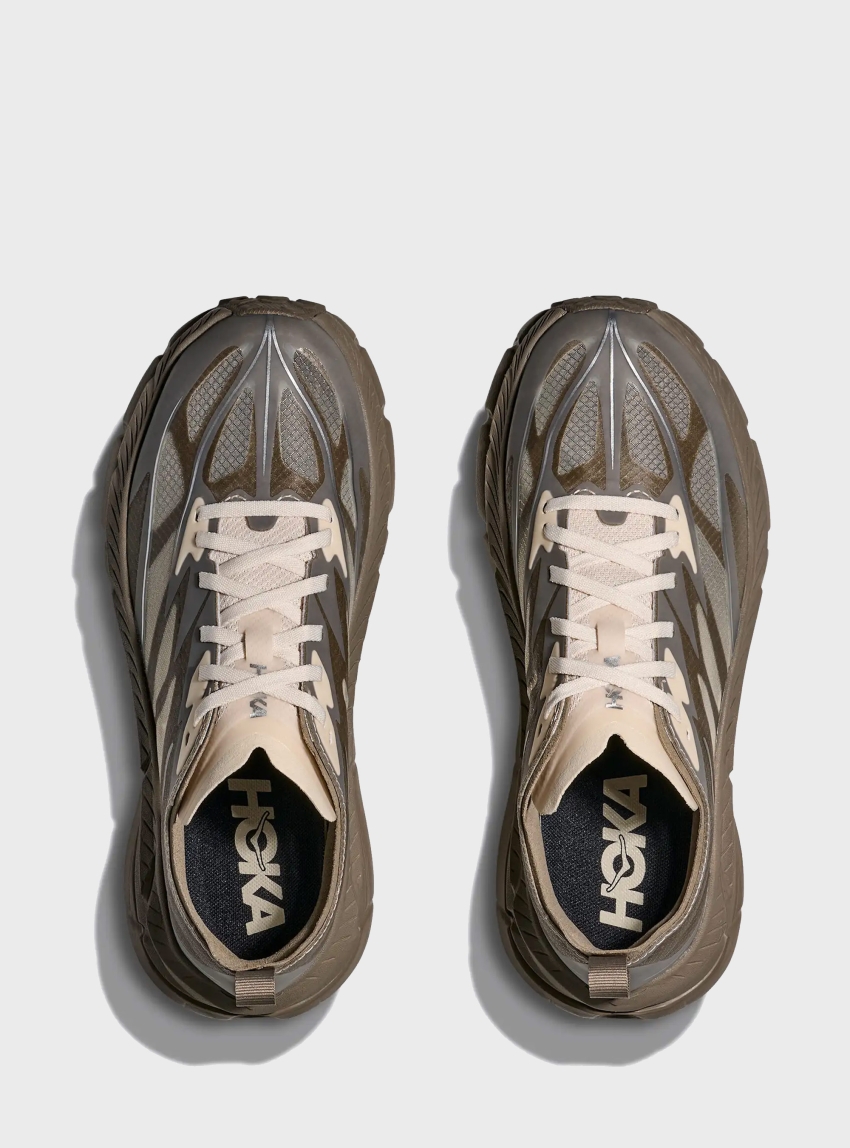 Hokka One One Mafate Speed 4 Lite Sneakers - Light Brown