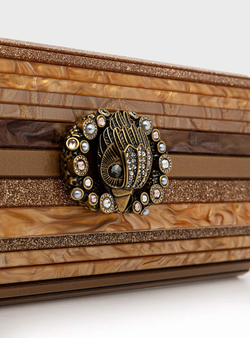 Kurt Geiger Party Eagle Long Clutch - Bronze