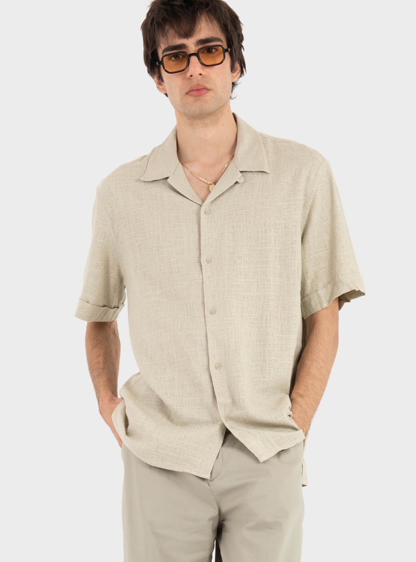 Antony Morato Shirt Honolulu Regular Straight Fit - Olive 