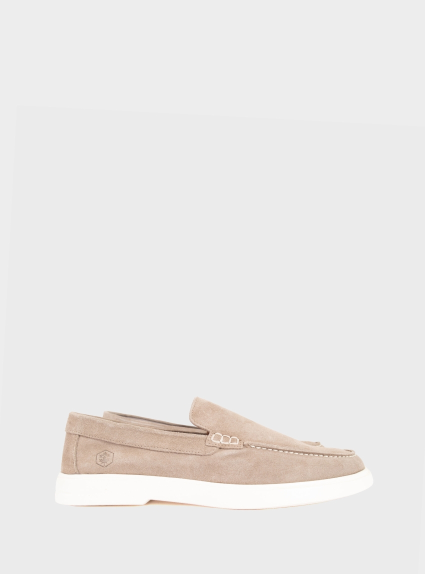 Lumberjack Man-Beige-Loafer-Gold-Loafer Ljk-Main - Beige