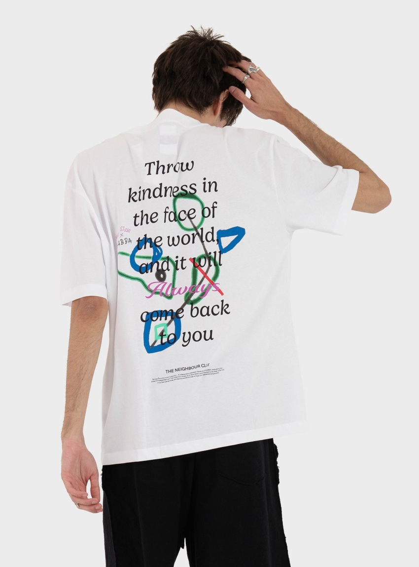 Gabba GABnigel Boxy Nando SS T-Shirt GOTS - White