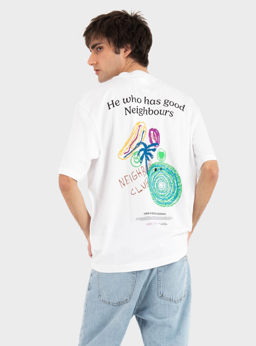 Gabba GABnigel Nando SS T-shirt GOTS - White