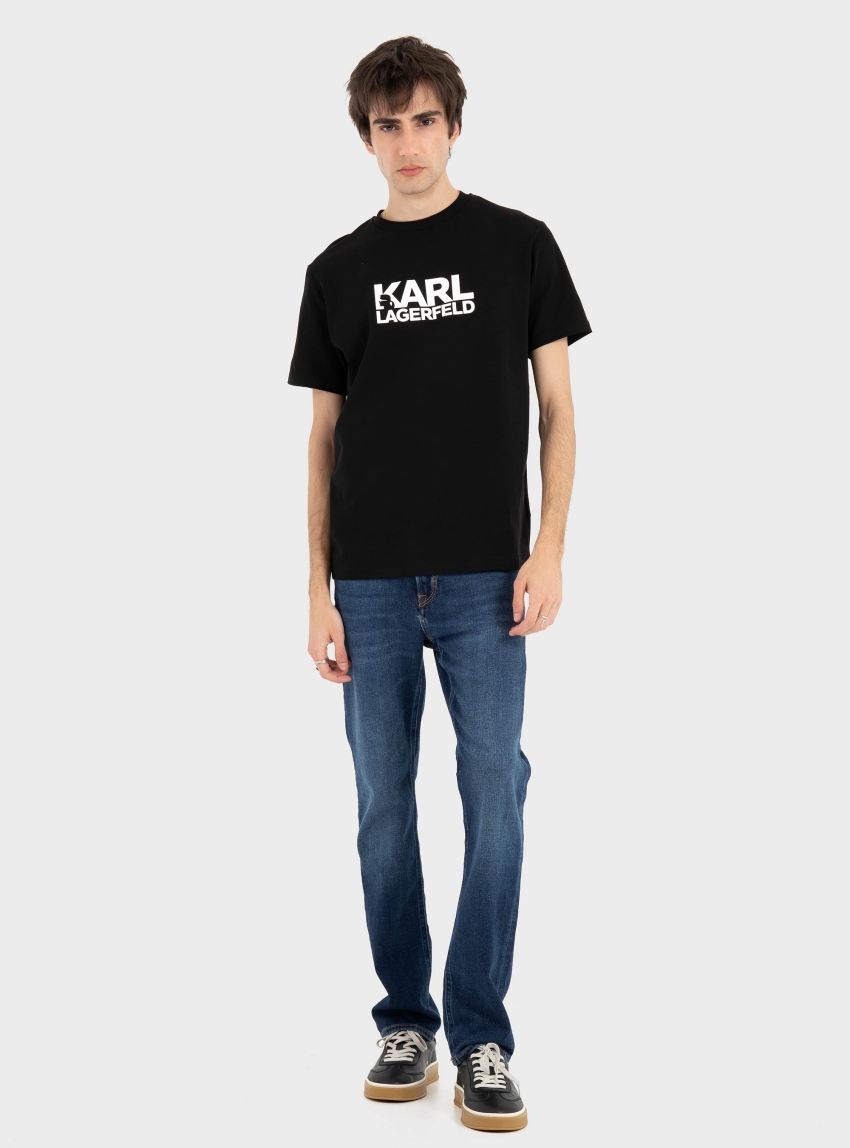 Karl Lagerfeld Logo T-Shirt - Black