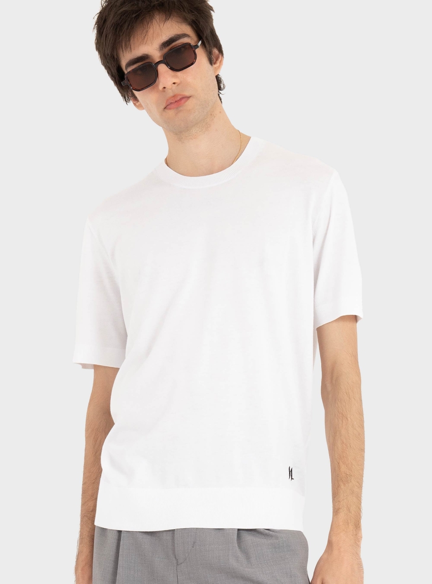 Karl Lagerfeld Knitted T-Shirt - White