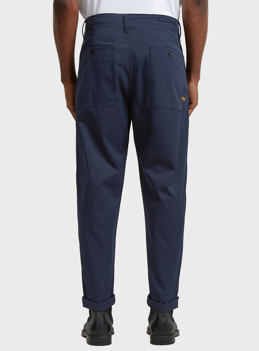 G-Star Pleated Chino Relaxed Tapered - Blue