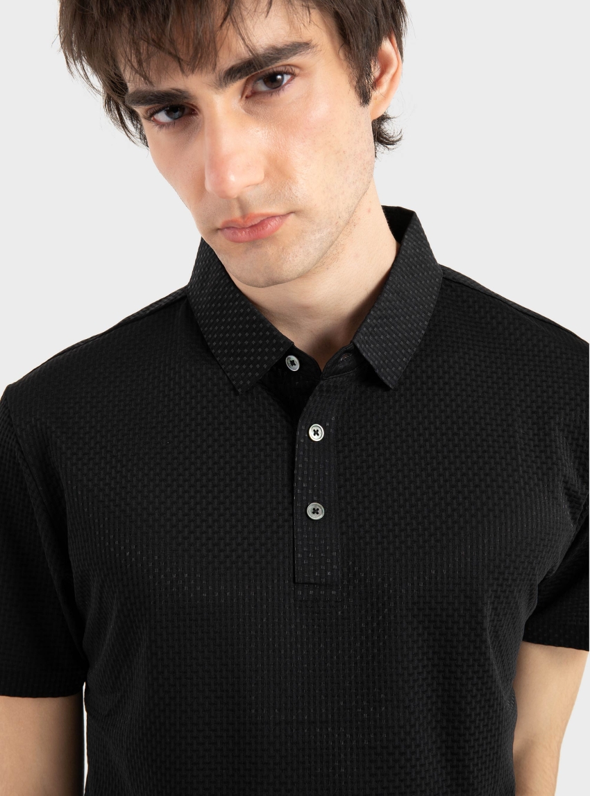 Gianni Lupo Polo Shirt - Black