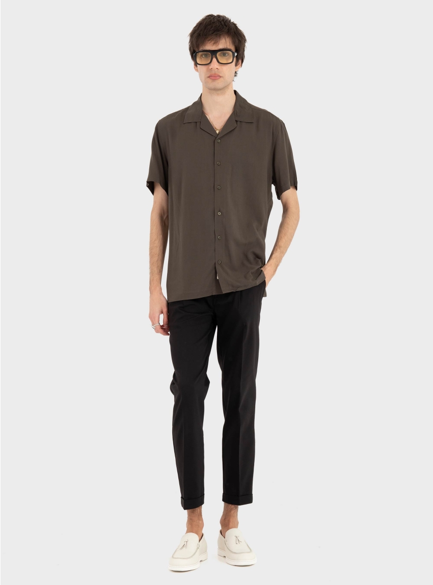 Gianni Lupo Short Sleeve Shirt - Olive 
