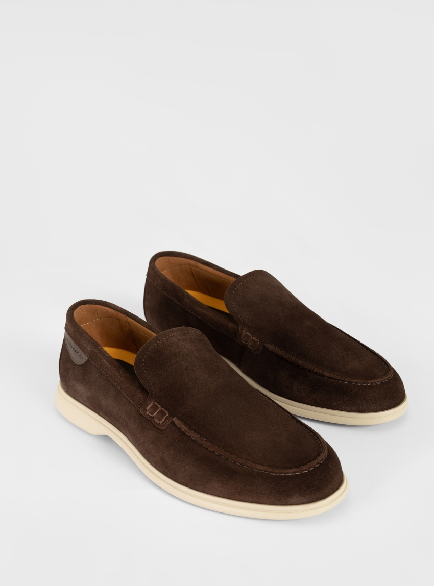 Ambitious Dan Suede Loafers - Dark Brown
