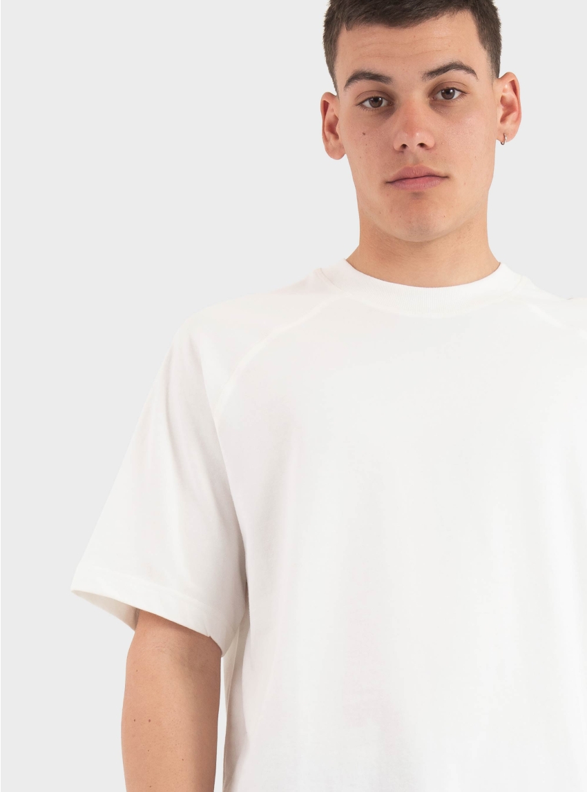 Drykorn Relaxed, Washed Cotton Tee Mavian - Off White