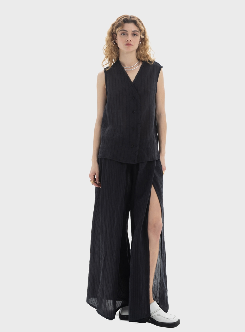 Black & Black Shirt - Black