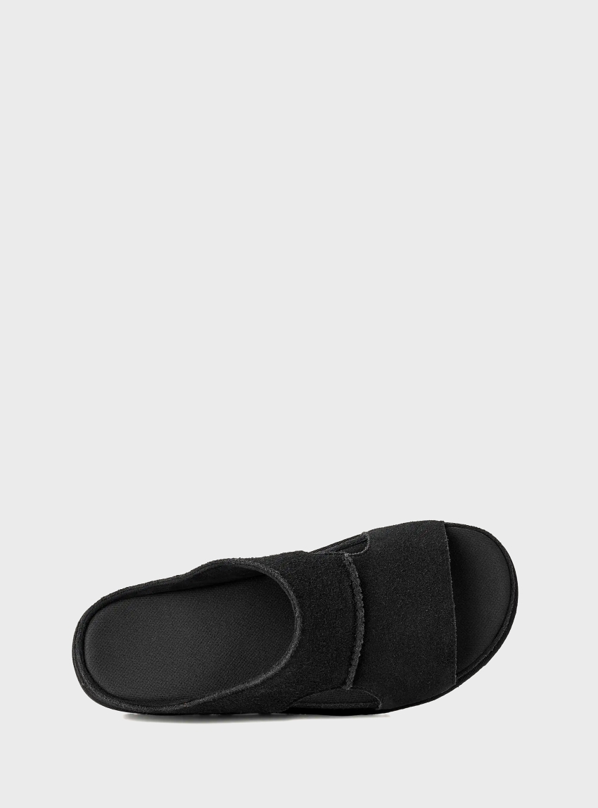 UGG Goldenstar Hi Cutout Slide Sandals - Black