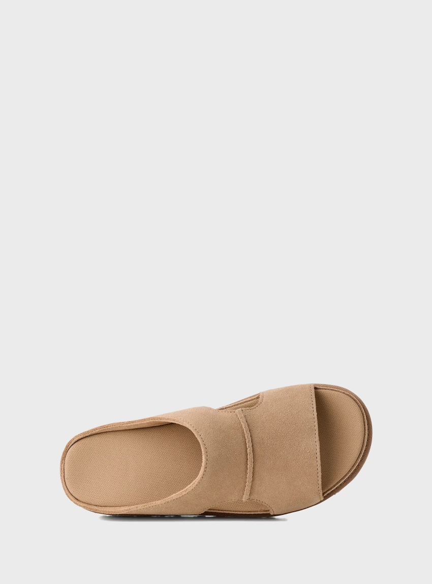 UGG Goldenstar Hi Cutout Slide Sandals - Sand