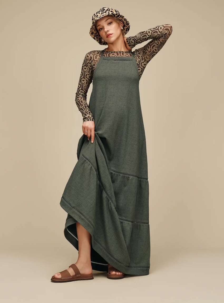 UGG GoldenGaze Slides - Chestnut