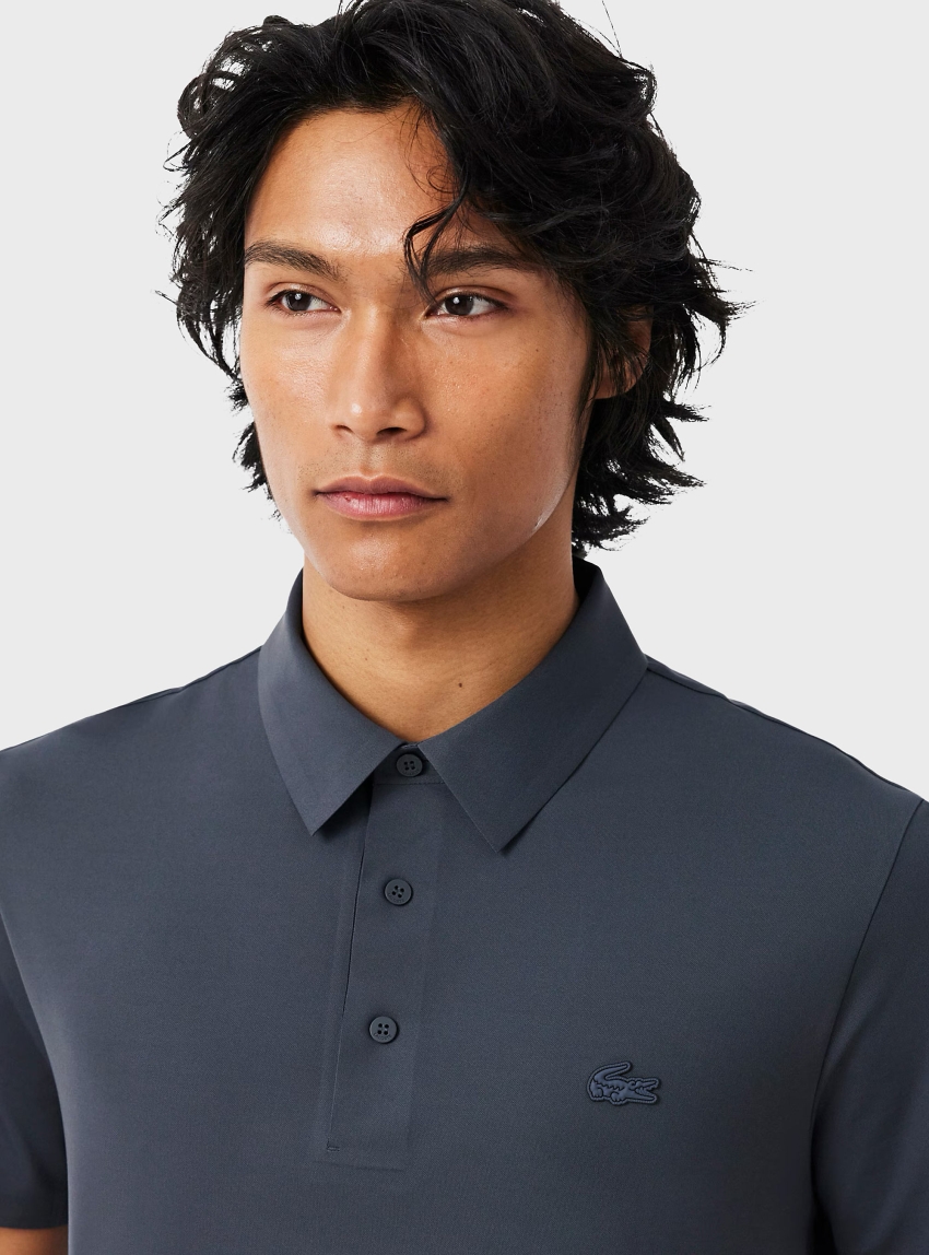Lacoste Regular Fit Commuter Polo Shirt - Dark Grey