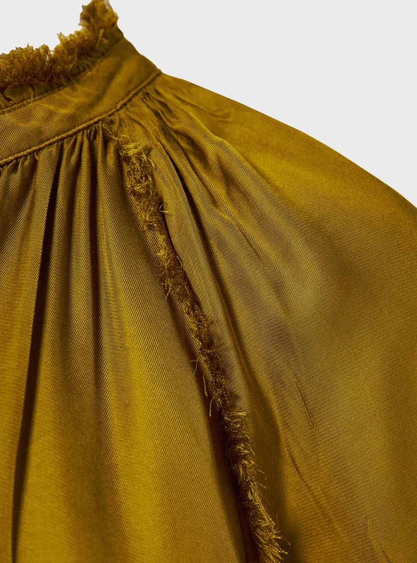 Dirty Laundry Relaxed Raglan Top - Olive 