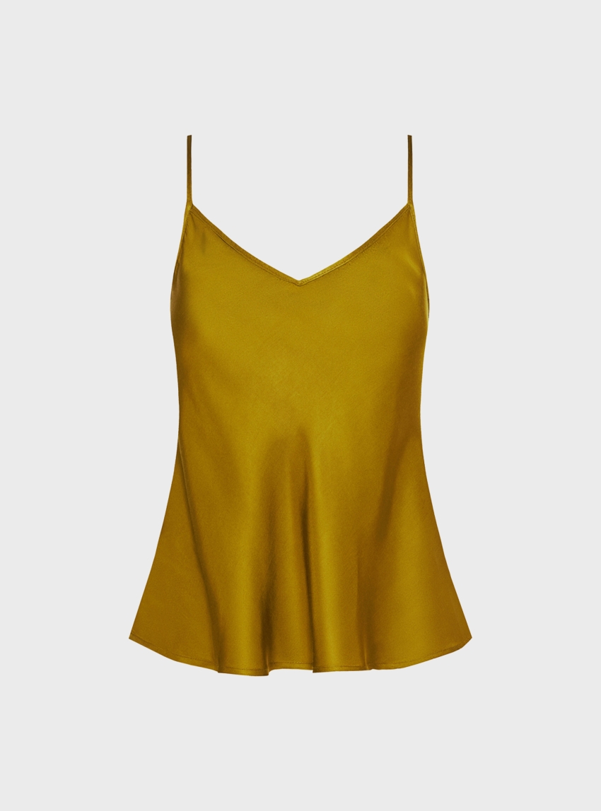 Dirty Laundry Strappy Top - Olive 