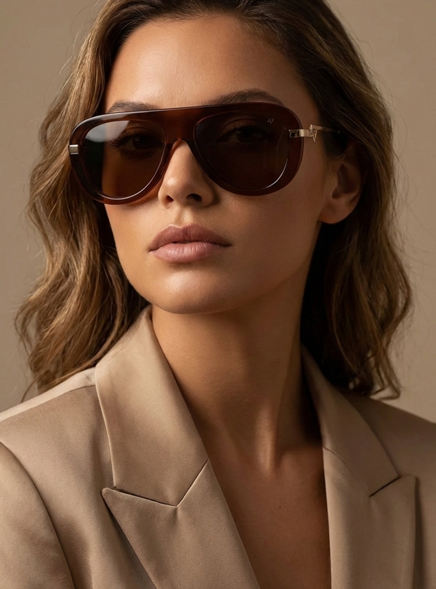 AV Alexia Sunglasses - Brown