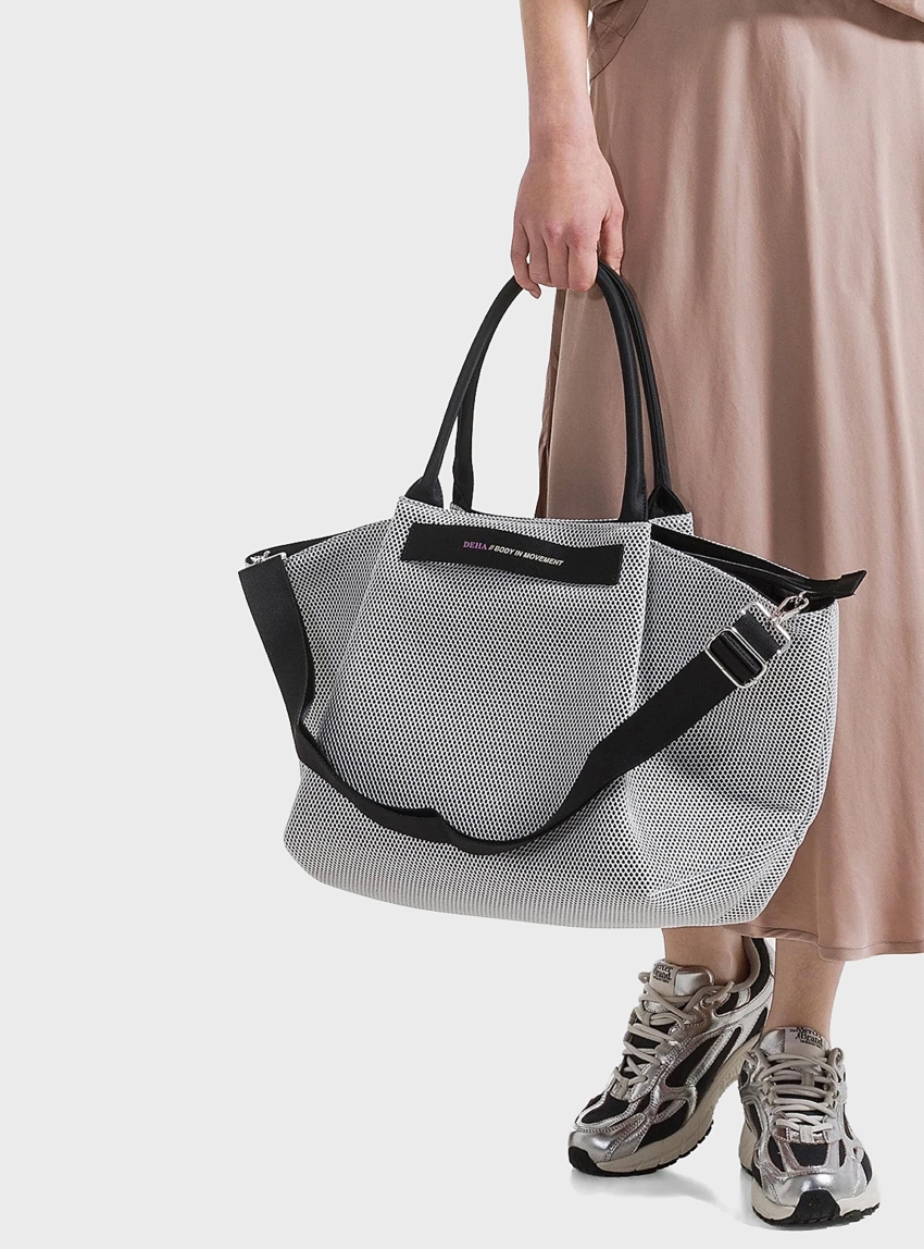 Deha Mesh Tote Bag - White