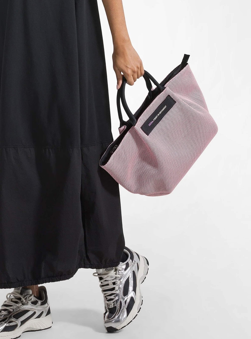 Deha Mesh Hand Bag - Pink