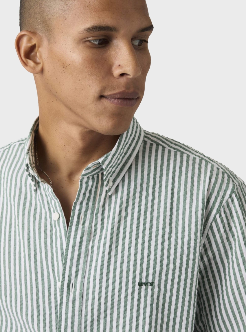 Levi's Short Sleeve Authentic Button-down Shirt - Green