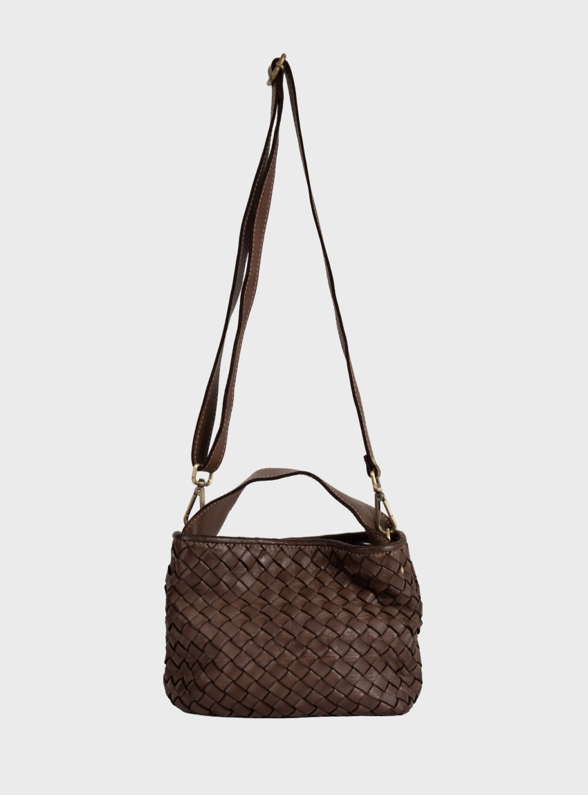 Philippe Lang Leather Small Tote Bag - Taupe
