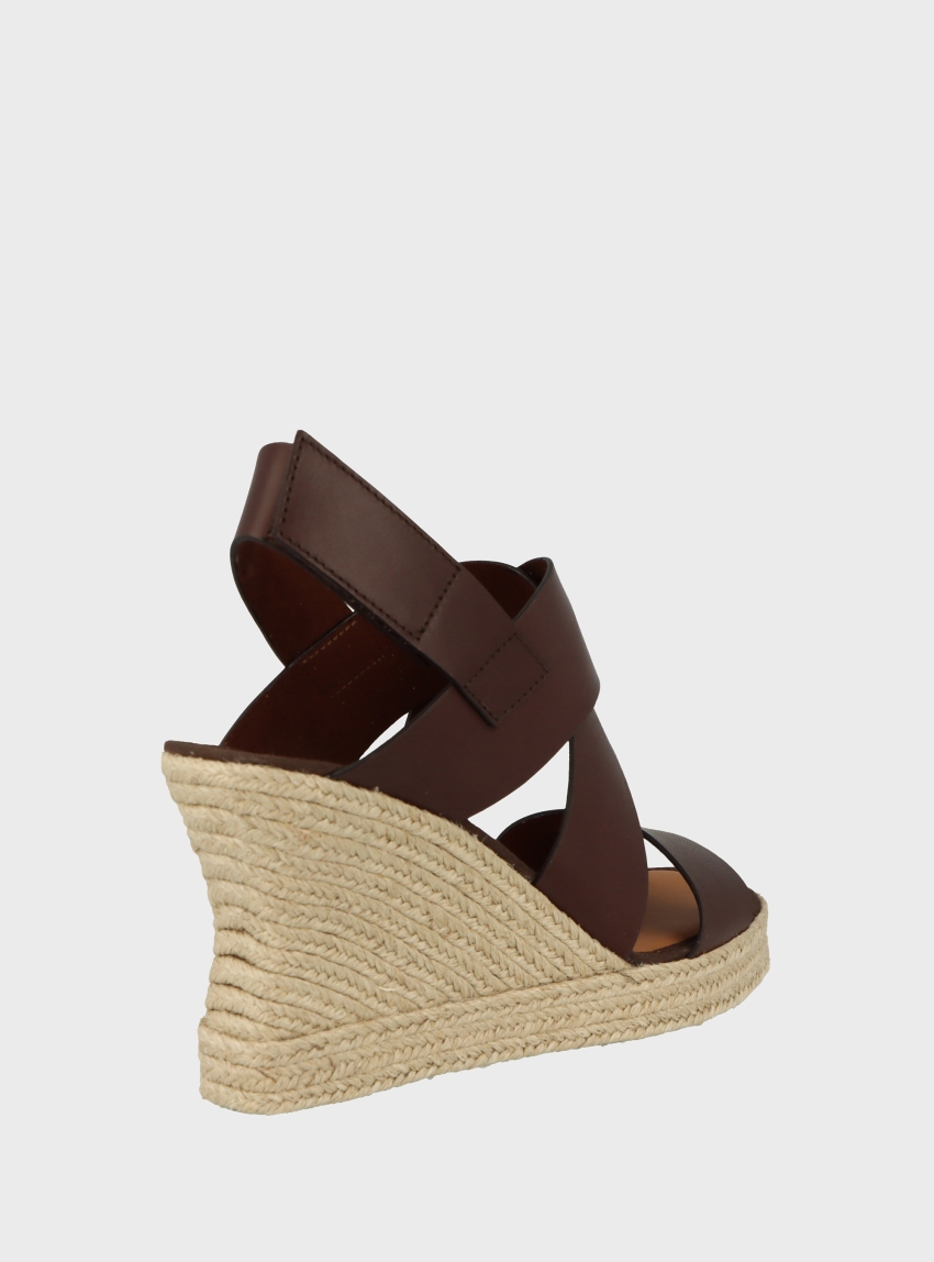 Casteller Heel Sandals - Dark Brown