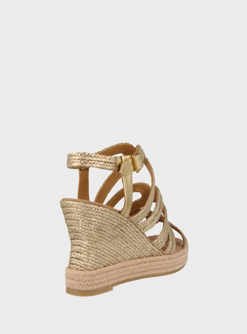 Casteller Heel Sandals - Gold