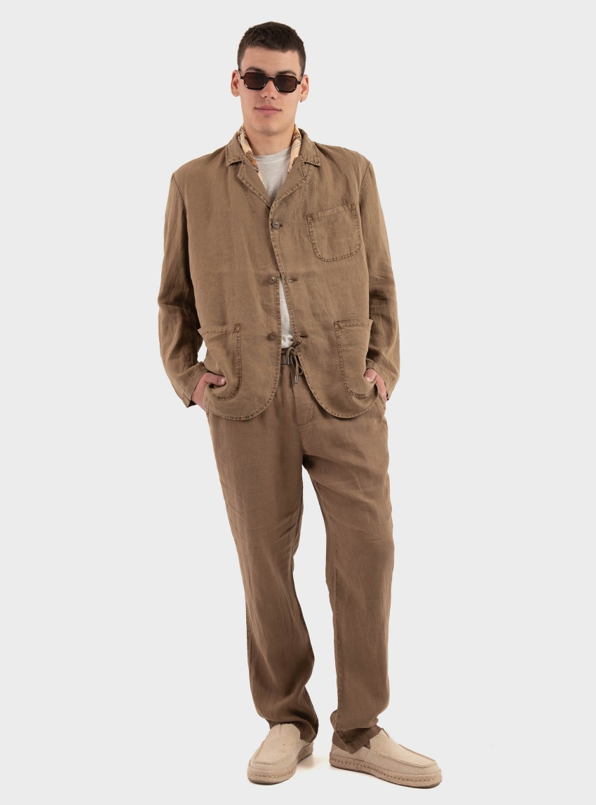 Keeling Regular Fit Chino Pants - Light Brown