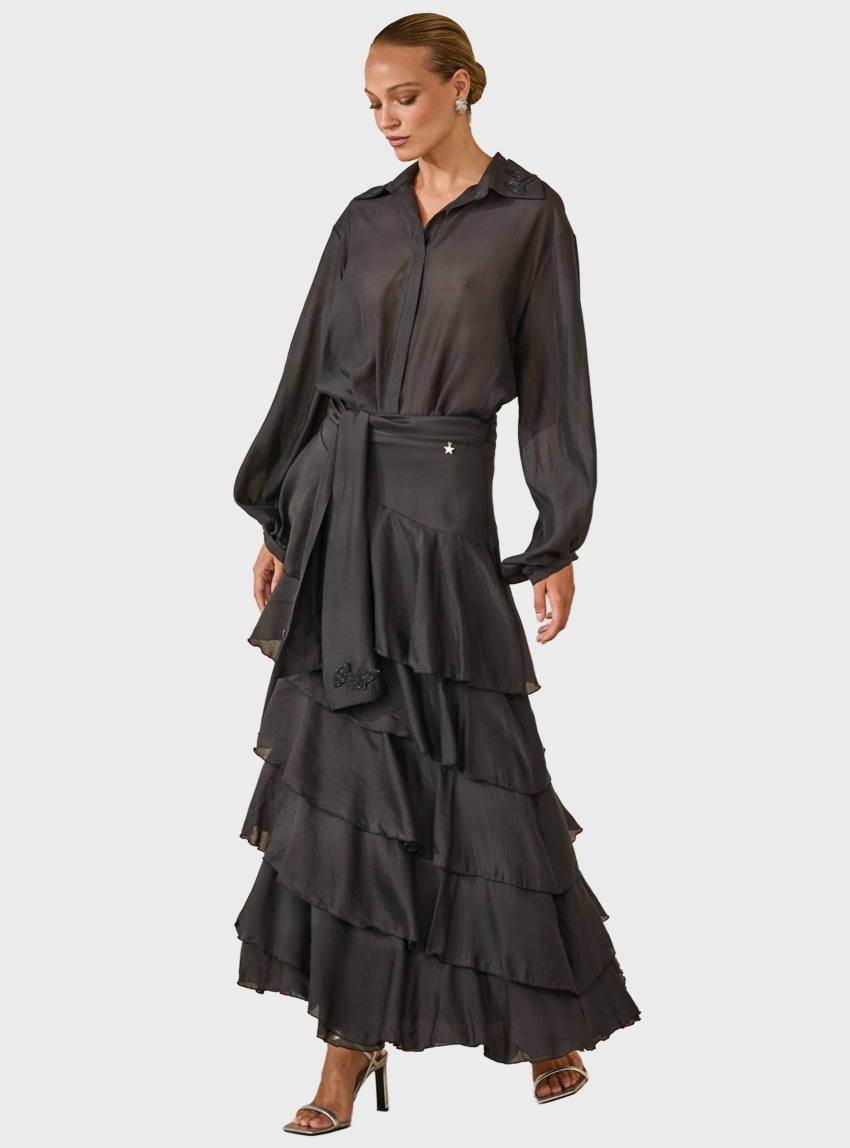 Souvenir Maxi Skirt - Black