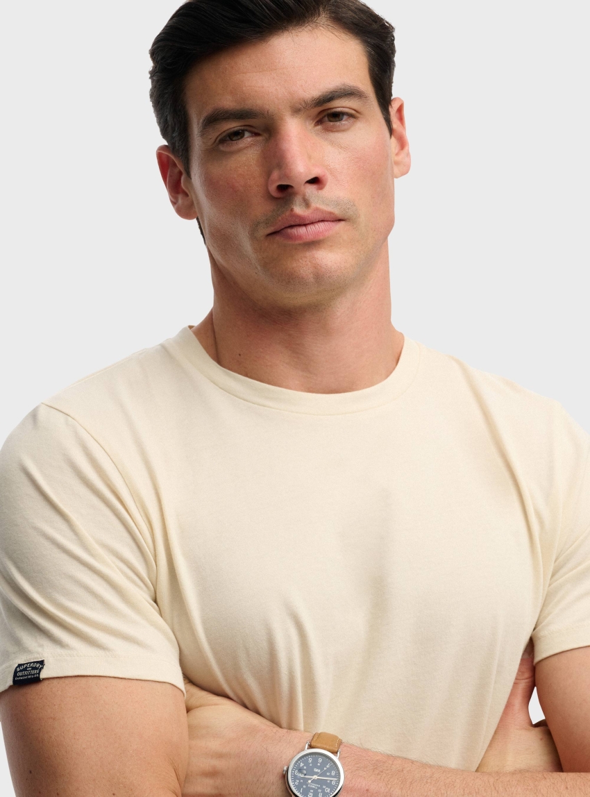 Superdry Classic Essential T-Shirt - Ecru